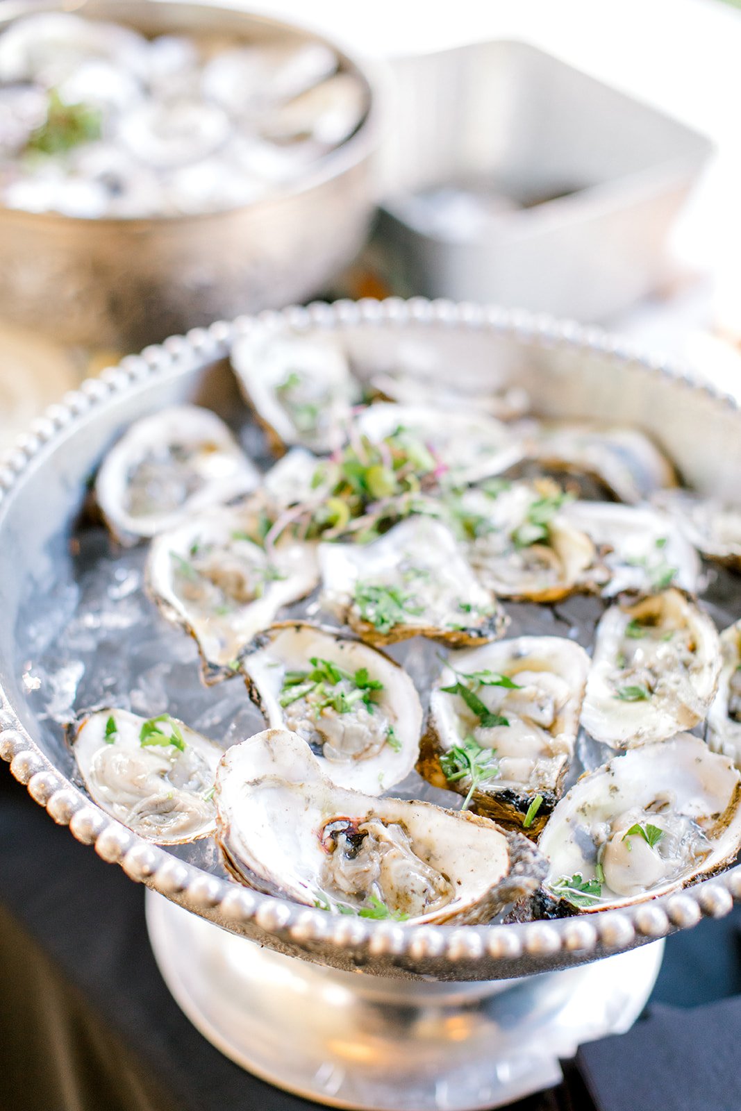 Food spread at catered event