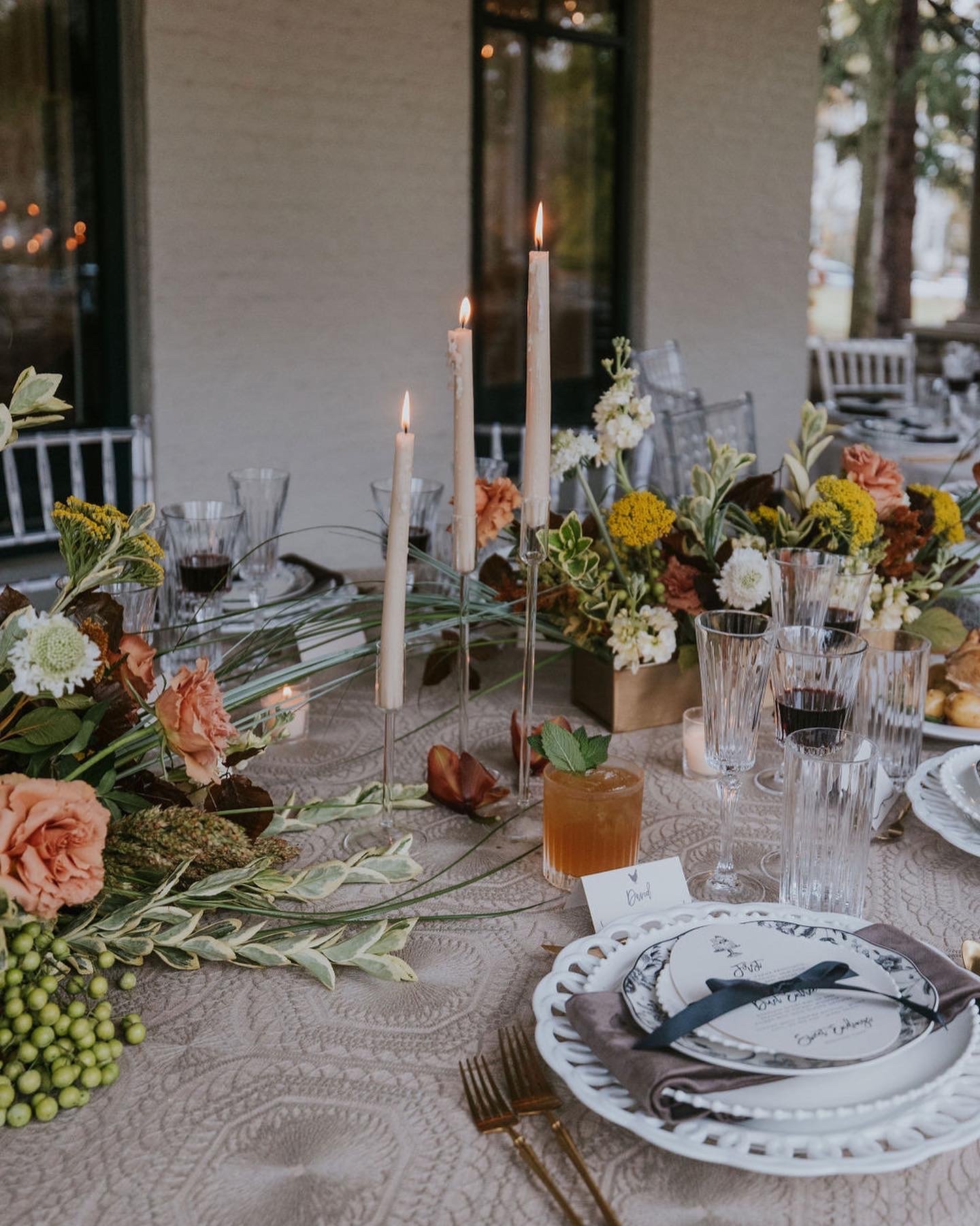 Outdoor event space at Peterson-Dumesnil House