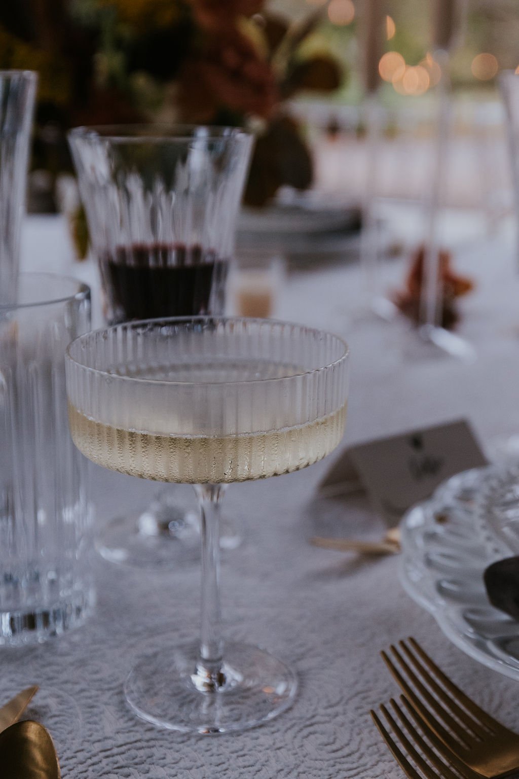Decorated event space at Peterson-Dumesnil House